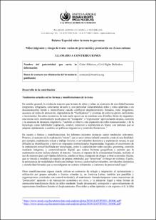 Portada Ni&ntilde;ez migrante y riesgo de trata: vac&iacute;os de prevenci&oacute;n y protecci&oacute;n en el caso cubano